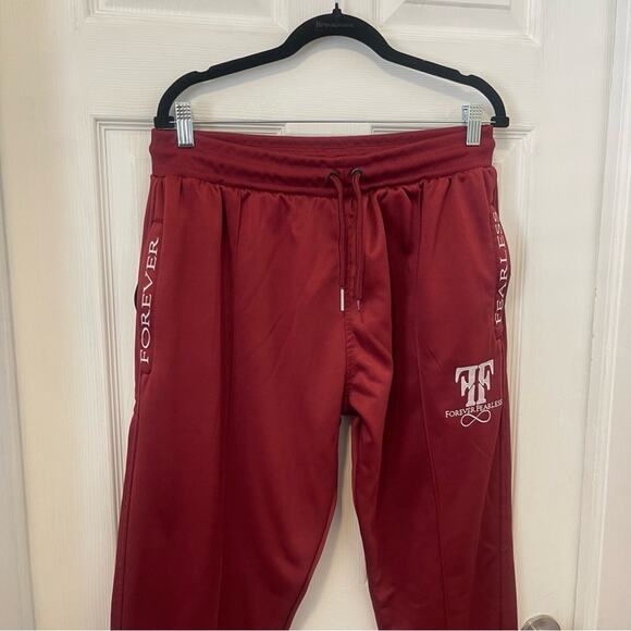 BraveHeart Burgundy Luxury Jogger Set - Picture 8 of 13